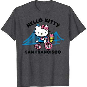 image:imageHello Kitty San Francisco TShirtDark Heather Grey