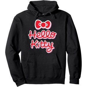 image:imageHello Kitty Signature Logo Hoodie Pullover HoodieBlack
