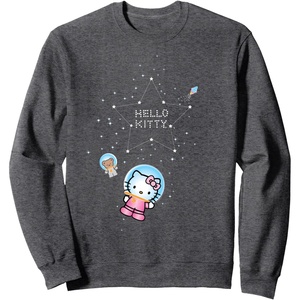 image:imageHello Kitty Star Space SweatshirtDark Heather Grey