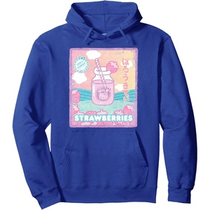 image:imageHello Kitty Strawberry Milk Bottle Pullover HoodieRoyal Blue