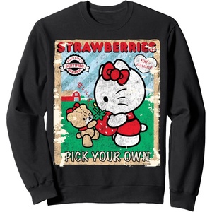 image:imageHello Kitty Strawberry Picking Farm SweatshirtBlack
