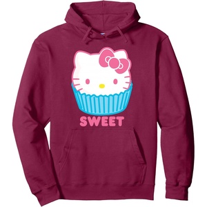 image:imageHello Kitty Sweet Cupcake Pullover HoodieBurgundy