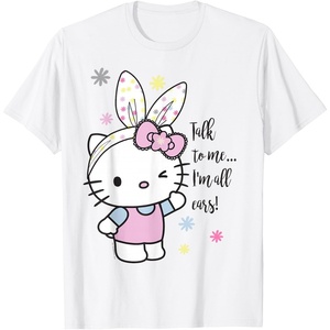 image:imageHello Kitty Talk to Me Easter Tee Shirt TShirtWhite