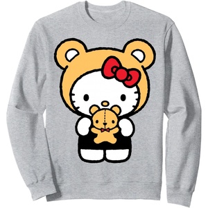 image:imageHello Kitty Teddy Bear Dress Up SweatshirtHeather Grey