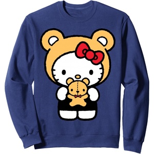 image:imageHello Kitty Teddy Bear Dress Up SweatshirtNavy Blue