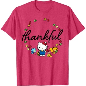 image:imageHello Kitty Thanksgiving Tee Shirt TShirtRed Heather