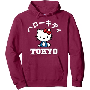 image:imageHello Kitty Tokyo Logo Hoodie Pullover HoodieBurgundy