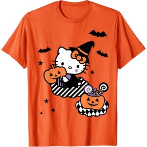 image:imageHello Kitty Trick or Treat Halloween Tee Shirt TShirtOrange