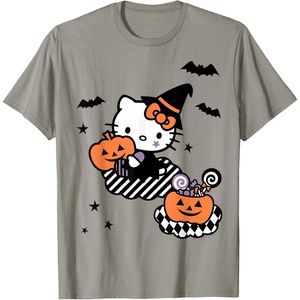 image:imageHello Kitty Trick or Treat Halloween Tee Shirt TShirtSlate Grey