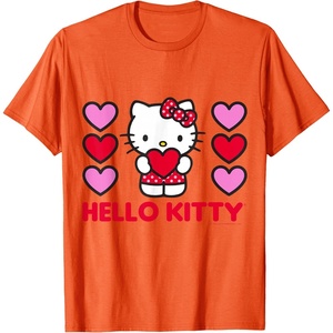image:imageHello Kitty Valentine Hearts Shirt TShirtOrange