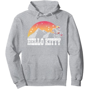 image:imageHello Kitty Wild West Hoodie Pullover HoodieHeather Grey
