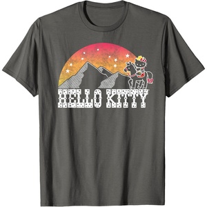 image:imageHello Kitty Wild West Tee Shirt TShirtAsphalt Grey