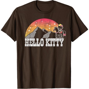 image:imageHello Kitty Wild West Tee Shirt TShirtBrown