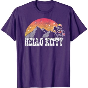 image:imageHello Kitty Wild West Tee Shirt TShirtPurple