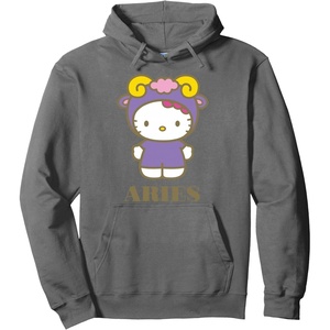 image:imageHello Kitty Zodiac Aries Pullover HoodieAsphalt Grey