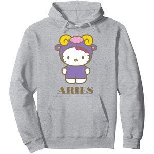 image:imageHello Kitty Zodiac Aries Pullover HoodieHeather Grey