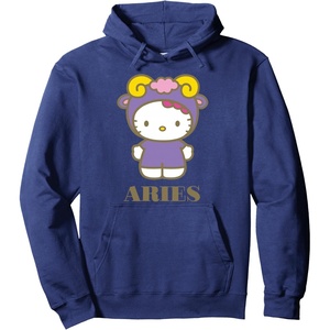 image:imageHello Kitty Zodiac Aries Pullover HoodieNavy Blue