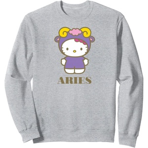 image:imageHello Kitty Zodiac Aries SweatshirtHeather Grey