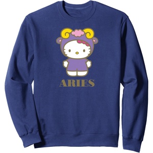 image:imageHello Kitty Zodiac Aries SweatshirtNavy Blue