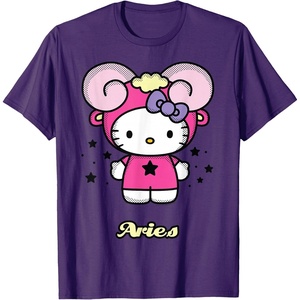 image:imageHello Kitty Zodiac Aries Tee Shirt TShirtPurple