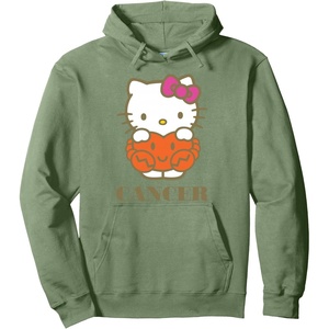 image:imageHello Kitty Zodiac Cancer Pullover HoodieSage Green