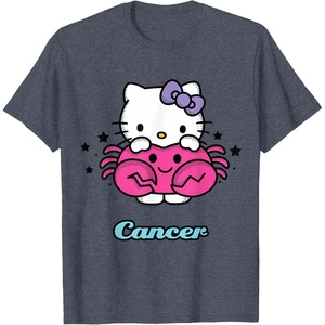 image:imageHello Kitty Zodiac Cancer Tee Shirt TShirtHeather Blue