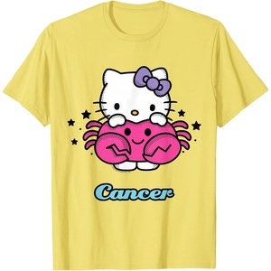 image:imageHello Kitty Zodiac Cancer Tee Shirt TShirtLemon Yellow