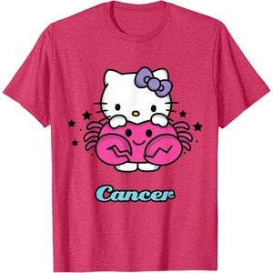 image:imageHello Kitty Zodiac Cancer Tee Shirt TShirtRed Heather