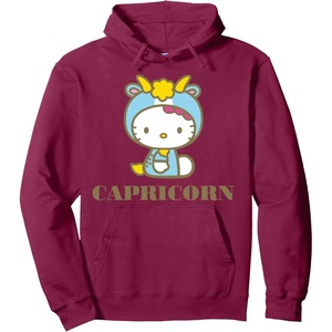 image:imageHello Kitty Zodiac Capricorn Pullover HoodieBurgundy