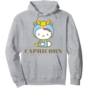 image:imageHello Kitty Zodiac Capricorn Pullover HoodieHeather Grey