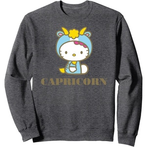 image:imageHello Kitty Zodiac Capricorn SweatshirtDark Heather Grey