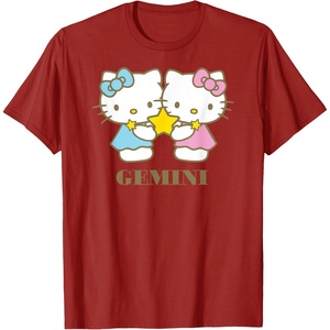 image:imageHello Kitty Zodiac Gemini TShirtCranberry Red