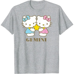 image:imageHello Kitty Zodiac Gemini TShirtHeather Grey