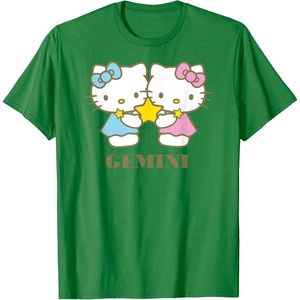 image:imageHello Kitty Zodiac Gemini TShirtKelly Green
