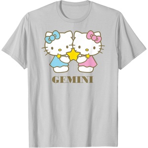 image:imageHello Kitty Zodiac Gemini TShirtSilver Grey