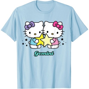 image:imageHello Kitty Zodiac Gemini Tee Shirt TShirtBaby Blue