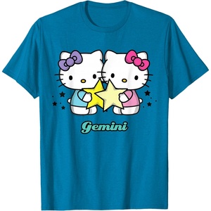 image:imageHello Kitty Zodiac Gemini Tee Shirt TShirtSapphire Blue