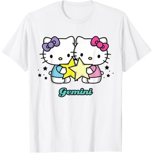 image:imageHello Kitty Zodiac Gemini Tee Shirt TShirtWhite