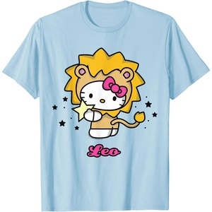 image:imageHello Kitty Zodiac Leo Tee Shirt TShirtBaby Blue