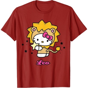 image:imageHello Kitty Zodiac Leo Tee Shirt TShirtCranberry Red