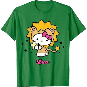image:imageHello Kitty Zodiac Leo Tee Shirt TShirtKelly Green
