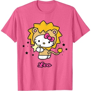 image:imageHello Kitty Zodiac Leo Tee Shirt TShirtPink Heather