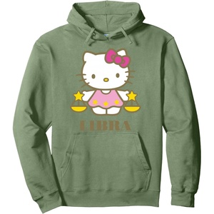 image:imageHello Kitty Zodiac Libra Pullover HoodieSage Green