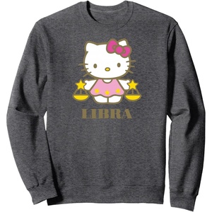 image:imageHello Kitty Zodiac Libra SweatshirtDark Heather Grey