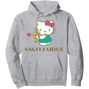 image:imageHello Kitty Zodiac Sagittarius Pullover HoodieHeather Grey