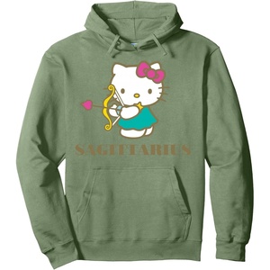 image:imageHello Kitty Zodiac Sagittarius Pullover HoodieSage Green