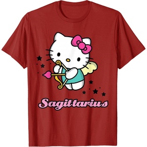 image:imageHello Kitty Zodiac Sagittarius Tee Shirt TShirtCranberry Red