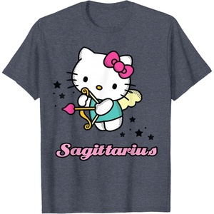 image:imageHello Kitty Zodiac Sagittarius Tee Shirt TShirtHeather Blue