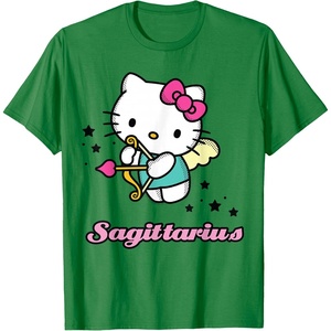 image:imageHello Kitty Zodiac Sagittarius Tee Shirt TShirtKelly Green