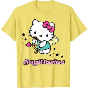 image:imageHello Kitty Zodiac Sagittarius Tee Shirt TShirtLemon Yellow